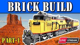 Brick Build Live! @AidansRailways Extra's Building a Union Pacific Style Loco Episode-4