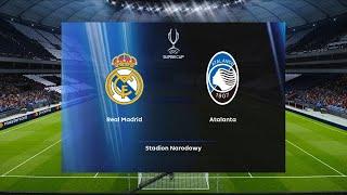 Real Madrid vs Atalanta | Stadion Narodowy | 2024 UEFA Super Cup | PES 2021