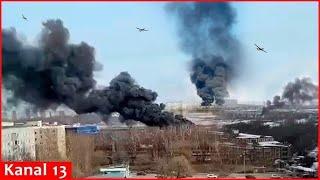 Ukrainian drones massively strike targets Moscow and Russian regions, multiple airports closed