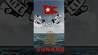 White Star Line vs Cunard Line #shorts #edit #titanic #ship