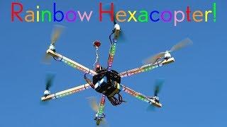 Rainbow Everycopter Hexacopter Drone // Arducopter // Matek F405