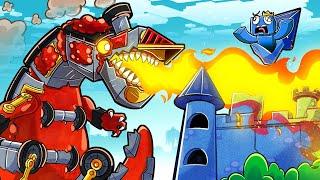 INFECTED TRAIN vs ODD WORLD! (Infected Sky Universe)