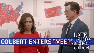 The VEEP/Colbert Crossover Episode