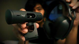 The BEST Logitech video call set up | BRIO 500 Webcam & ZONE VIBE 100 Headphones