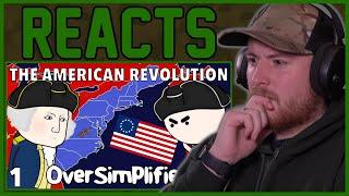 The American Revolution - OverSimplified (Part 1) (Royal Marine Reacts)