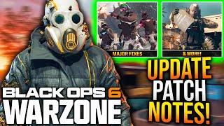 WARZONE: New GAMEPLAY UPDATE PATCH NOTES! GAME-BREAKING ISSUES FIXED! (WARZONE New Update)