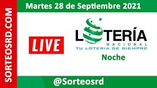Lotería Nacional en VIVO │ Martes 28 de Septiembre 2021 – 6:00 P.M.