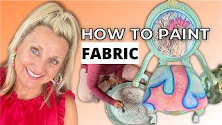 How to Paint Fabric | Tracey's Fancy