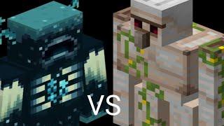  Warden Vs Iron Golem in Minecraft. |  Who will Win