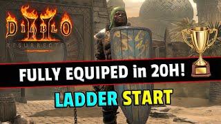 Crazy season 5 start !! Farming terror zones in no time with a paladin - Diablo 2 resurrected