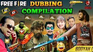 Free Fire Dubbing Compilation | Hindi Dubbing | Only Red Custom | Only Double Vector | Gamer Alone