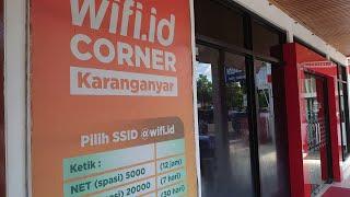 Nyoba Live Pake Wifi.id Corner Didepan GraPARI Plasa Telkom