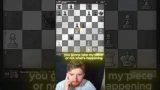 CHESS CHEATER SAYS "MY UNCLE IS PLAYING" #fyp #chess #checkmatepuzzles #gaming #chessgame