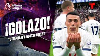 Pedro Porro mete el tercer gol - Tottenham v. Nottingham Forest | Premier League