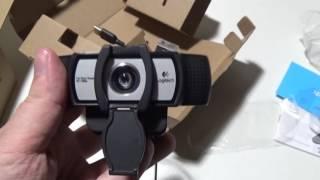 Logitech c930e Webcam - Unboxing, Review & Low Light Video Test