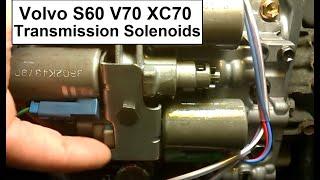 Volvo S60 XC70  Transmission Solenoid removal (RAW video)  2001-2009