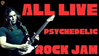 Extended Psychedelic Pink Floyd Style Jam Track | All Live Guitar Backing Track (C# Minor)