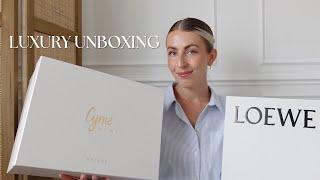 LUXURY UNBOXING: LOEWE ANAGRAM BAG, POLENE & CAFUNE| Katie Peake