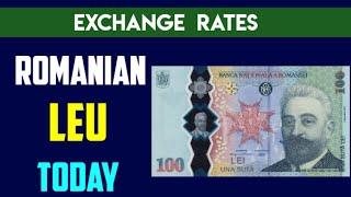 ROMANIAN NEW LEU EXCHANGE RATES TODAY JUNE 27 2024