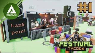 Festival Tycoon - Early Access - First Look - Building Our Own Music Festival Production Company #1