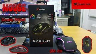 Gaming mouse xtrike me gm-203 unboxing