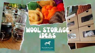 How can you store your stash // Let's look at some solutions // Needle felting natter 