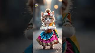 Cat Dance  | Cutest Kitten Vibes Ever! EP-04 #cat #catlover #kitten #catshorts