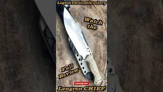 The Lengren CHIEF combat knife in Sleipner steel!