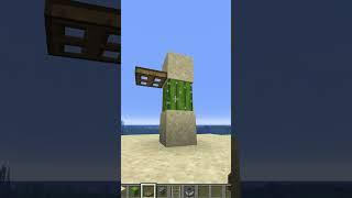  EINFACHSTE KAKTUS FARM BAUEN #minecraft #minecraftshorts #shorts