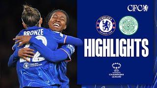 Chelsea Women 3-0 Celtic Women | Blues reach UWCL QUARTER-FINALS  | HIGHLIGHTS | UWCL 2024/25