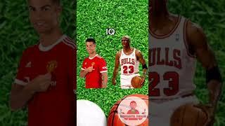 CRİSTİANO RONALDOVS MİCHAEL JORDAN/Hangisi Daha İyi/KARŞILAŞTIR BAKALIM