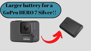 How I extended the battery life of a GoPro HERO 7 Silver!!