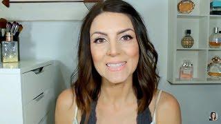 Peachy Summer Makeup & Hair | Brunette Beauty Blogger