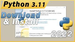 How to install Python 3.11.0 [ 2023 Update ] and Setup for IDLE in Windows 10/11.