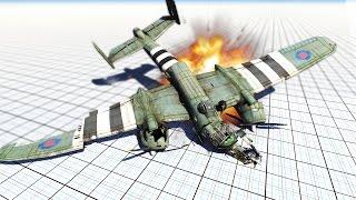 INSANE PLANE CRASHES! (BeamNG Drive Funny Moments #7)