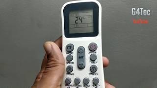 LLOYD AC REMOTE all function in Malayalam. see description