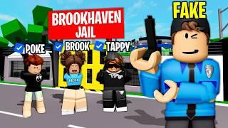 I Became FAKE POLICE to Trap Youtubers In Brookhaven RP!!