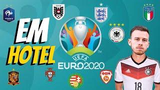 Die EM-Teilnehmer und das EM-Hotel (UEFA Euro 2020/21)