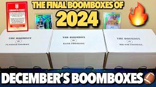 2024's FINAL BOOMBOXES (BIG MYSTERY)!  December's Elite, Platinum, & Mid-End Football Boomboxes