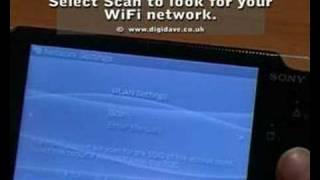 Connecting a Sony PSP to the Internet via WiFi