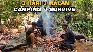 3 Hari 3 Malam Camping & Survive Makan Buah Hutan, Pasang Jerat