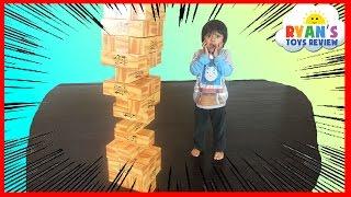 GIANT JENGA XL CardBoard block Family Fun games for kids