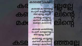 #vedan#Malayalammoviesonglyrics#movielyrics #vedansongs #Sisterssmallworld#shortsfeed