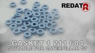 Installation of Gasket 1 211 604 in Caterpillar C7 injectors