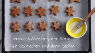 Lebkuchen-Sterne - le menu