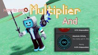 Multiplier Sword & Absolute Infinity! | Killstreak Sword Fighting