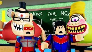 Kid Danger Escapes Detention With Captain Man | Henry Danger Roblox