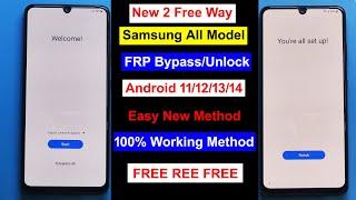 "Free 2 Method 2024" Samsung FRP Bypass Android 11/12/13/14 | Gmail Lock Remove Samsung All Devices