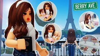 ¡ME VOY A PARÍS CON MIS HIJAS GEMELAS Y VIAJO EN PRIMERA CLASE EN BERRY AVENUE! ️ // Roblox