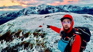  ALONE IN WINTER ️ Solo Tent Camping On Top Of A Mountain 